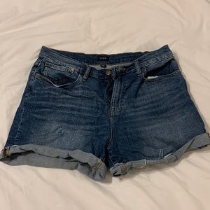 J. Crew High-rise Denim Shorts